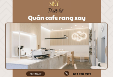 Mô Hình Thiết Kế Quán Cafe Rang Xay Sáng Tạo
