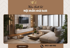 Mẫu thiết kế nội thất nhà 5x15 siêu thu hút