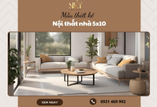 Mẫu thiết kế nội thất nhà 5x10 HOT nhất