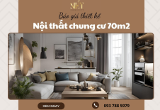Báo giá thiết kế nội thất chung cư 70m2