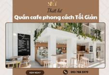 Bí Quyết Thiết Kế Quán Cafe Phong Cách Tối Giản