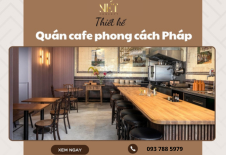 Thiết Kế Quán Cafe Phong Cách Pháp Lãng Mạn