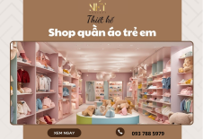 Thiết Kế Shop Quần Áo Trẻ Em Đáng Yêu