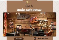 Mẫu Thiết Kế Quán Cafe 90m2 HOT Nhất