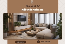 Mẫu thiết kế nội thất nhà 5x15 siêu thu hút