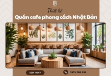 Thiết Kế Quán Cafe Phong Cách Nhật Bản Thanh Lịch