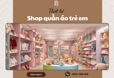 Thiết Kế Shop Quần Áo Trẻ Em Đáng Yêu
