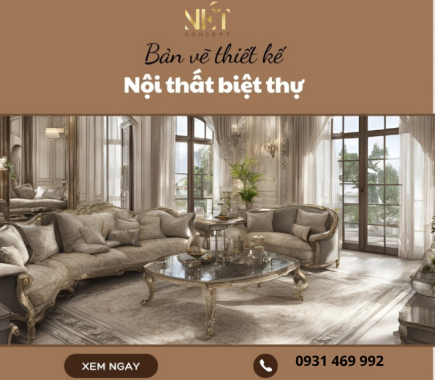 Bản vẽ thiết kế nội thất biệt thự tối ưu nhất