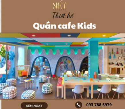 Lưu Ý Khi Thiết Kế Quán Cafe Kids