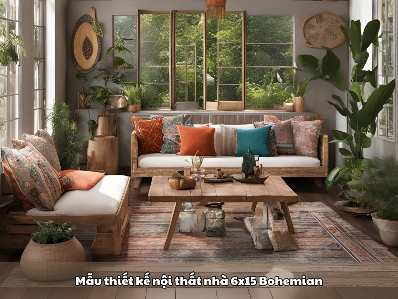 mau thiet ke noi that nha 6x15 phong cach bohemian