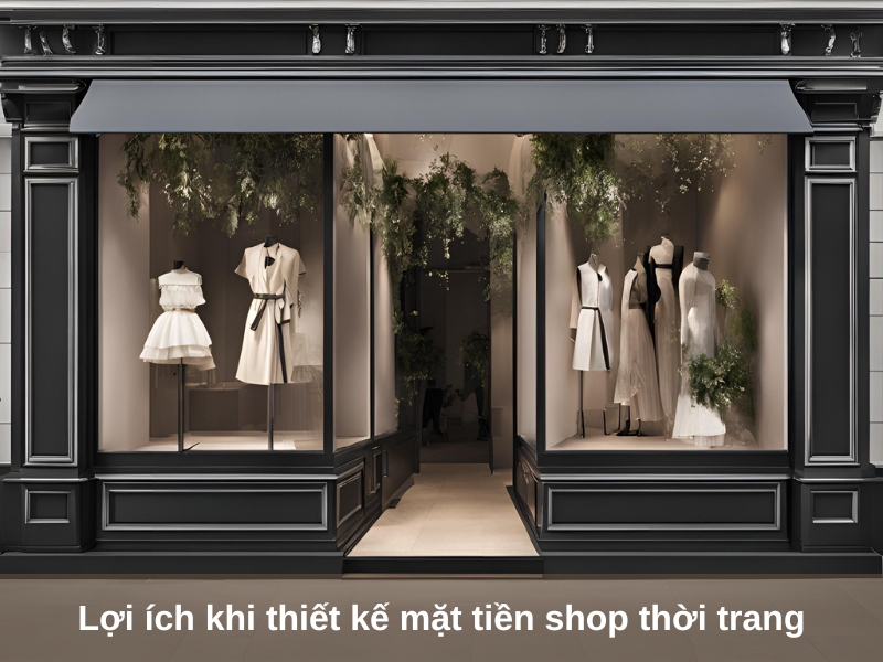 loi ich khi thiet ke mat tien shop thoi trang