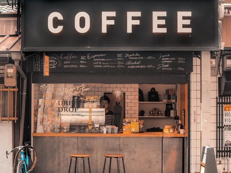 phong cach cafe coc via he