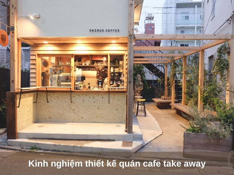 kinh nghiem thiet ke quan cafe take away