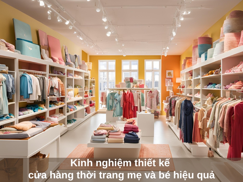 kinh nghiem thiet ke cua hang thoi trang me va be hieu qua