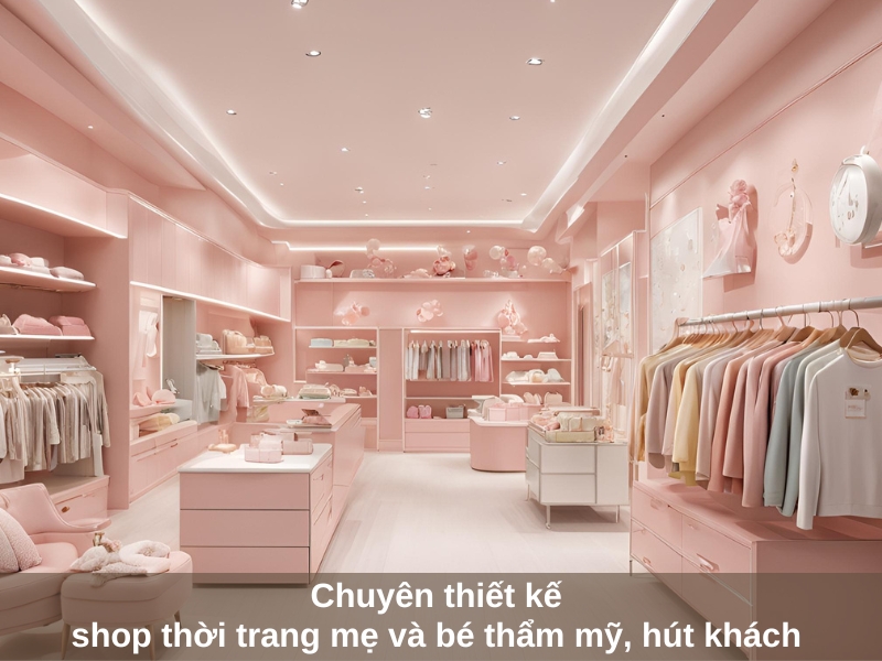 dia chi thiet ke shop thoi trang me va be tham my hut khach 