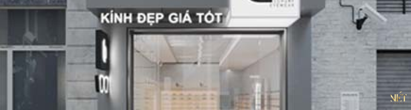 Thiết kế shop mắt kính 80m2 hiện đại tại TP HCM | Nét Concept
