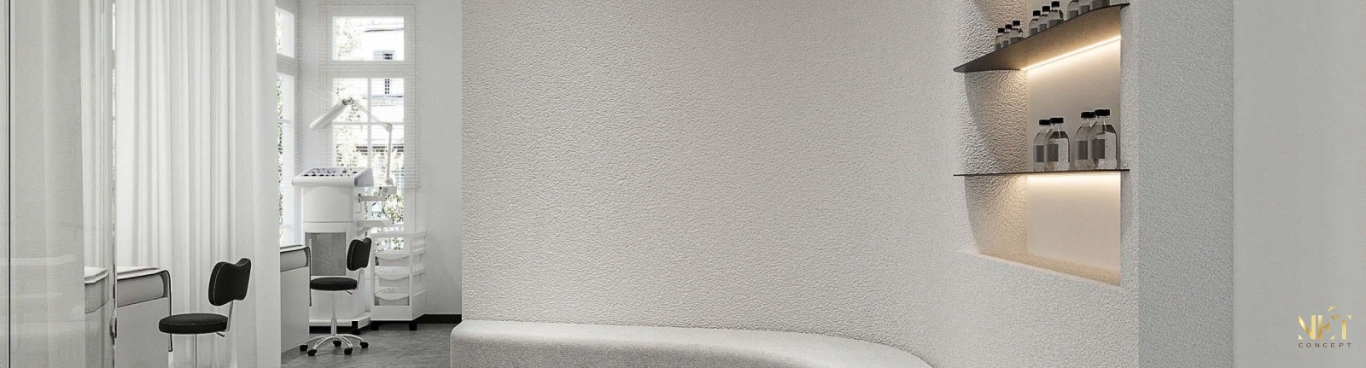  THIẾT KẾ THI CÔNG NỘI THẤT SPA TIFO BEAUFE