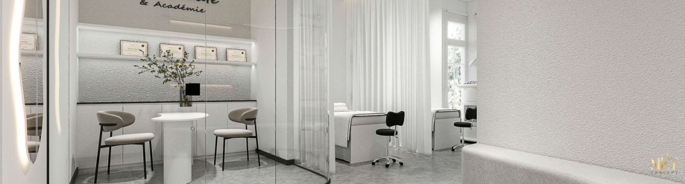Thiết kế nội thất SPA Beauté & Academy